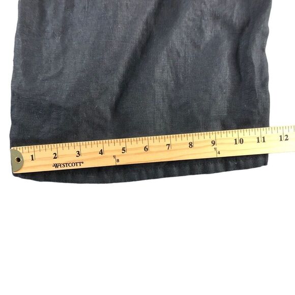 J. Jill Black Ankle Cropped Pants with Wide-Leg Design - Picture 9 of 9